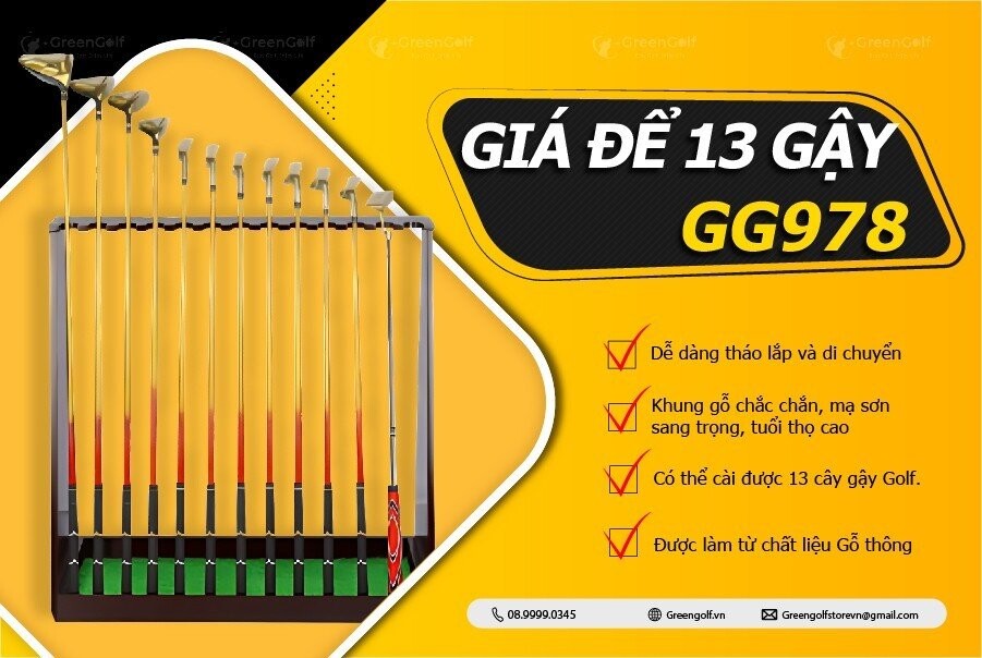 Bộ Giá Để Gậy GG978 - 13 Gậy