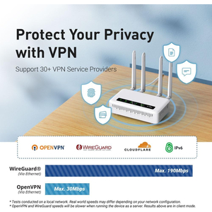 Bộ Internet di động GL.Inet GL-X2000(Spitz Plus) Cellular Gateway 4G LTE Router Wifi for Home, CAT 12, OpenVPN, WireguardVPN, IoT Device,...