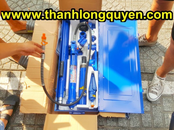 BỘ KÍCH THỦY LỰC LÀM ĐỒNG KÉO NẮN KHUNG XE 10 TẤN CHẤT LƯỢNG