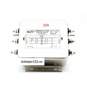 Bộ lọc nhiễu 3 pha 110 380V 20A hàng chính hãng