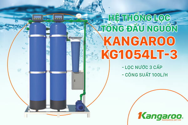 Bộ Lọc Nước Đầu Nguồn Kangaroo KG1054LT-3