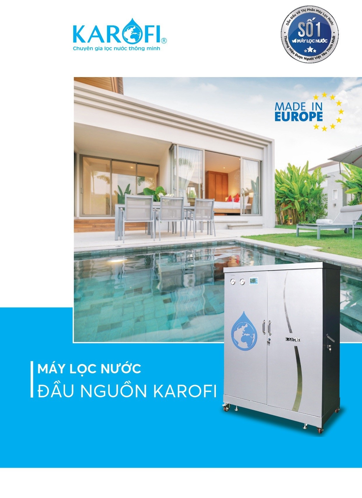 Bộ Lọc Nước Đầu Nguồn Karofi KTF 662