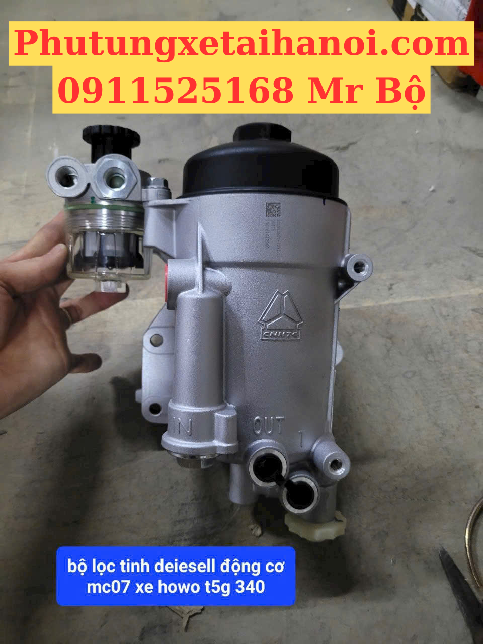 Bộ lọc tinh Diesel động cơ MC07 xe Howo T5G 340