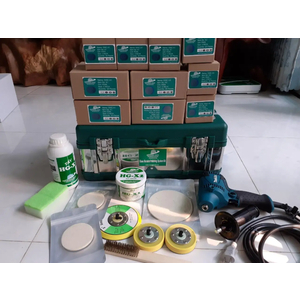 Bộ máy đánh bóng kính bị xước full BOX Makita GV6010