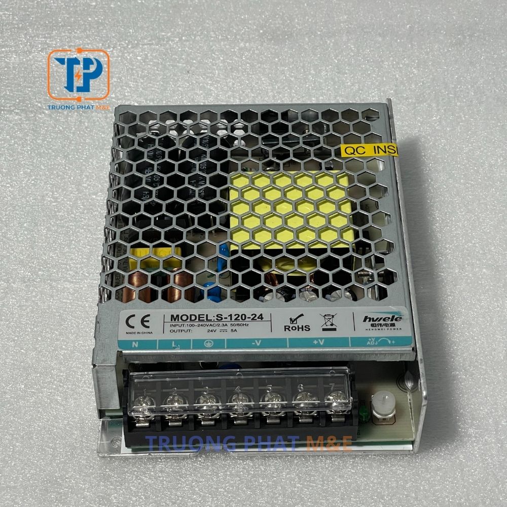 Bộ nguồn tổ ong S-120-24 ( 24VDC/5A)