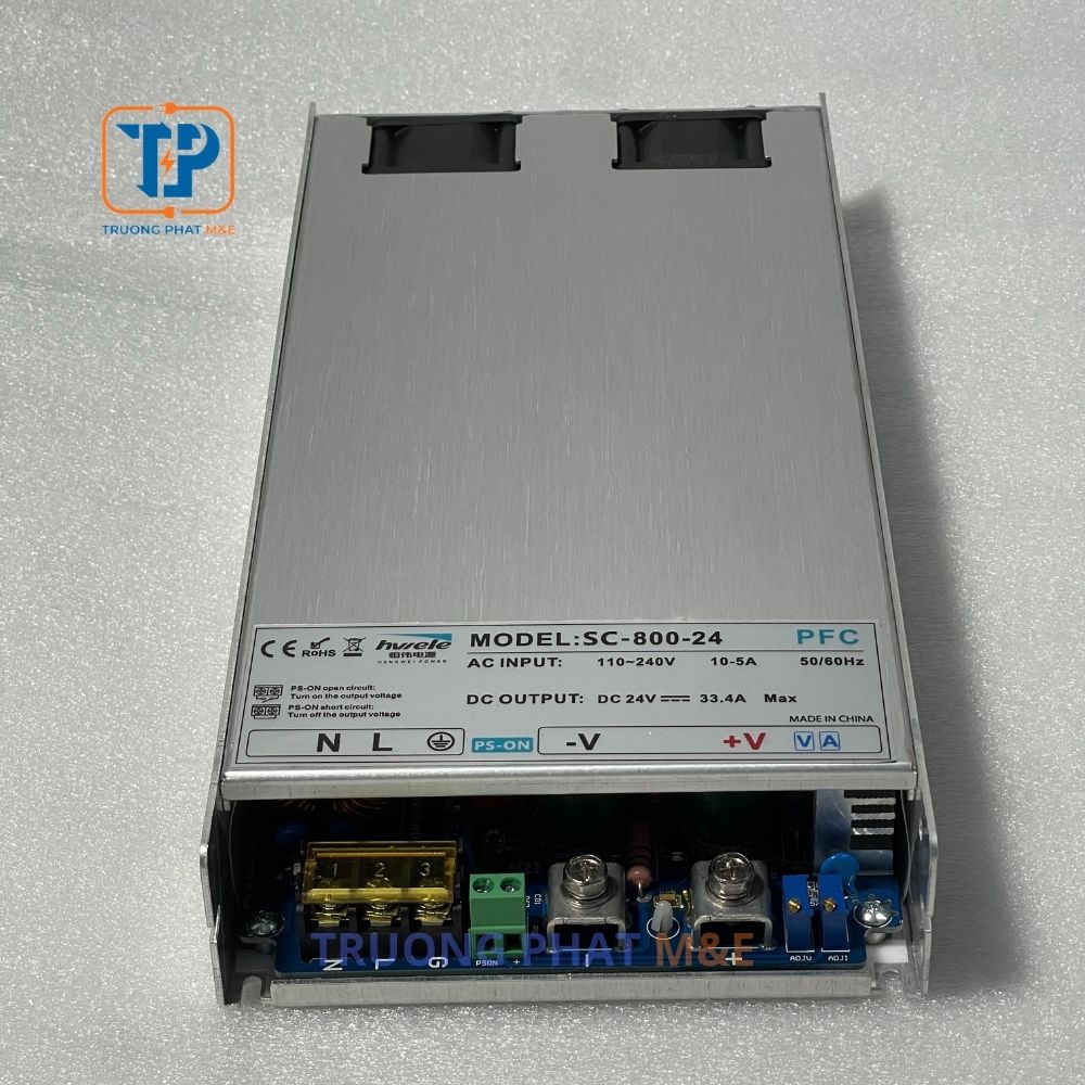 Bộ nguồn 24VDC/33A (SC-800-24)