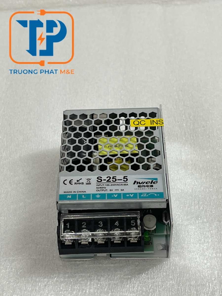 Bộ nguồn 5VDC/5A (S-25-5)