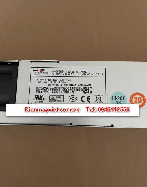 Bộ nguồn công nghiệp Emacs R1V-2275V Advantech điều khiển công nghiệp cung cấp điện R1V2-5275V4H/M1P-2500V