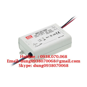 Bộ nguồn mean well APC-25-350, APC-25-500,APC-25-700, APC-25-1050