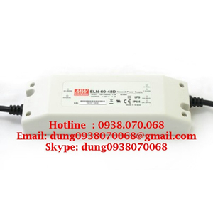 Bộ nguồn mean well ELN-60-12D, ELN-60-15D,ELN-60-24D,ELN-60-27D,ELN-60-48D