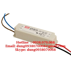 Bộ nguồn mean well LPV-20-5, LPV-20-12,LPV-20-15,LPV-20-24