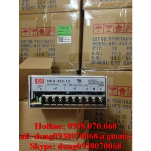 Bộ nguồn mean well NES-350-5,NES-350-7.5,NES-350-12, NES-350-15, NES-350-24, NES-350-48,NES-350-27