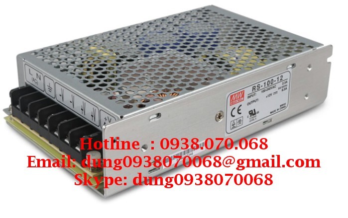 Bộ nguồn mean well RS-100-5, RS-100-12, RS-100-24, RS-100-48