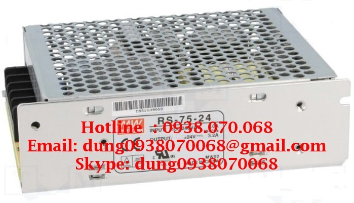 Bộ nguồn mean well RS-75-5, RS-75-12, RS-75-24, RS-75-48