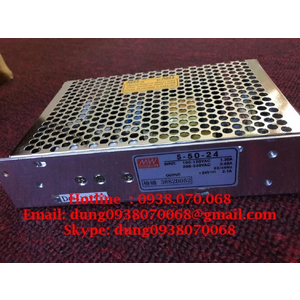 Bộ nguồn mean well S-50-5, S-50-12, S-50-15, S-50-24