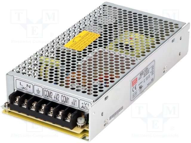 BỘ NGUỒN MEANWELL 2 NGÕ RA 12V-24V RD-125-1224