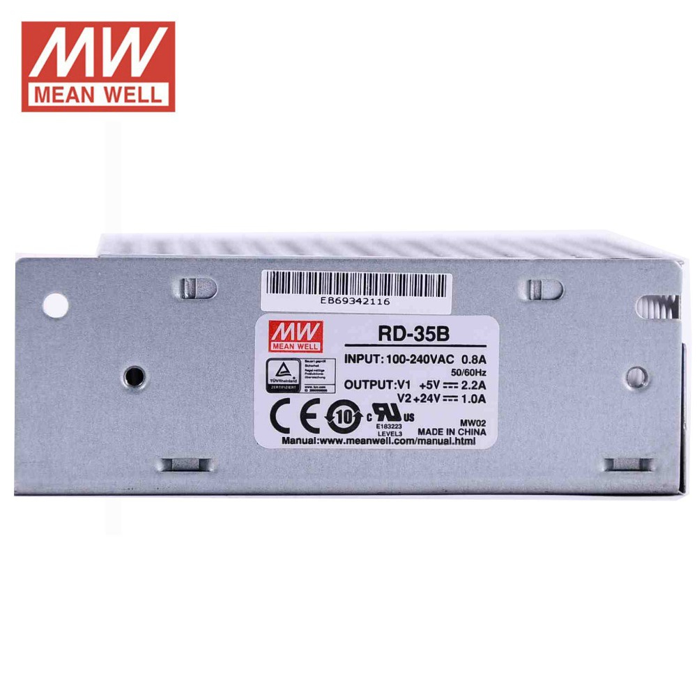 BỘ NGUỒN MEANWELL 2 NGÕ RA 5V-24V RD-35B