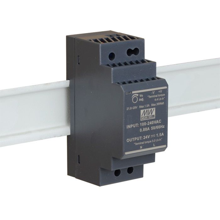 Bộ nguồn Meanwell HDR-30-24 (30W 24V 1.5A)