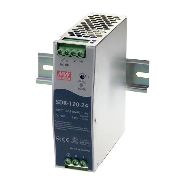 Bộ nguồn Meanwell SDR-120-24 (120W 24V 5A)