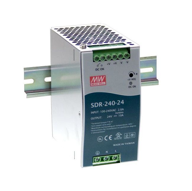 Bộ nguồn Meanwell SDR-240-24 (240W 24V 10A)