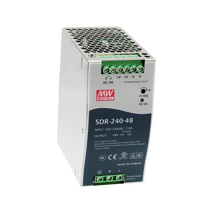 Bộ nguồn Meanwell SDR-240-48 (48V 240W 5A)