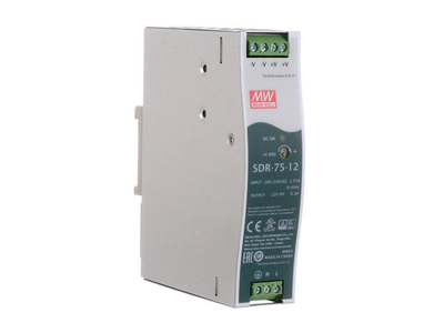 Bộ nguồn Meanwell SDR-75-12 (75W 12V 6.3A)