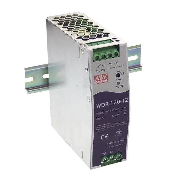 Bộ nguồn Meanwell WDR-120-12 (120W 12V 10A)