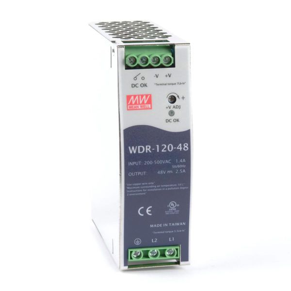 Bộ nguồn Meanwell WDR-120-48 (48V 120W 2.5A)