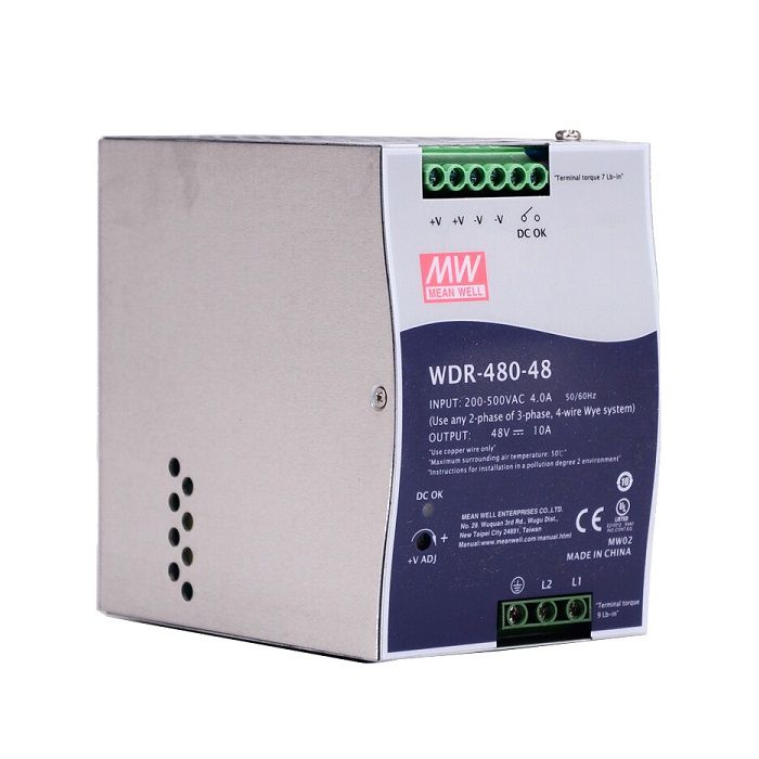 Bộ nguồn Meanwell WDR-480-48 (48V 480W 10A)