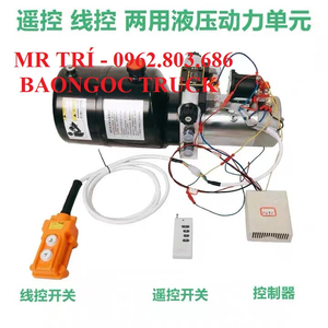 Bộ nguồn thủy lực 12v, 24v dùng cho xe tải