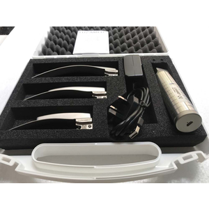 Bộ đặt nội khí quản người lớn ánh sáng lạnh Led 3.7V Luxamed (cán sạc USB, 3 lưỡi cong)
