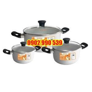 Bộ nồi canh hợp kim nhôm oxy hóa mềm Supor