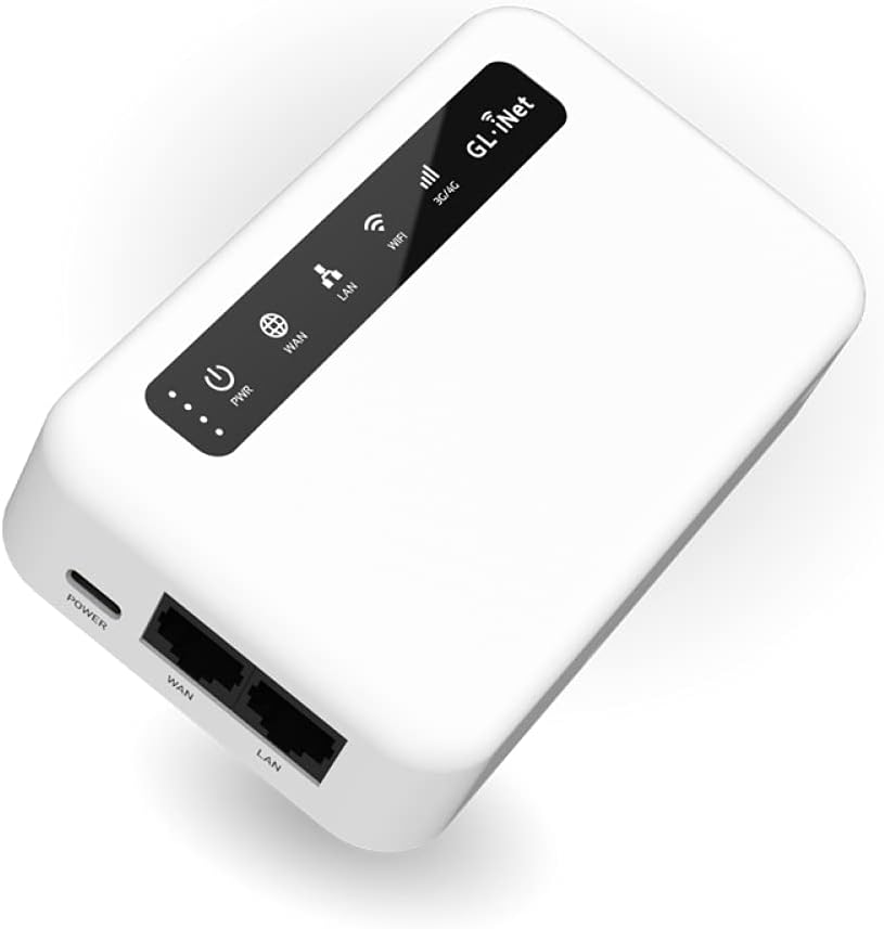 Bộ phát wifi SIM 3G 4G tích hợp pin GL.iNet GL-XE300 (Puli) 4G LTE Industrial IoT Gateway, Router/Access Point/Extender/WDS, OpenWrt, 5000mAh Battery,