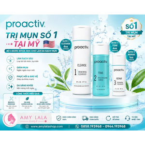 Bộ PROACTIV Mỹ 3 bước (177ml+120ml+30ml) chăm sóc da mụn - 0858193968 - 0944193968 - amylalashop.com
