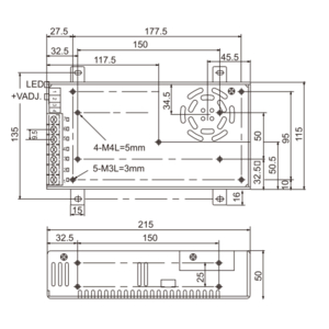 Bộ sạc ắc quy 24VDC/11A (SC-350-24)