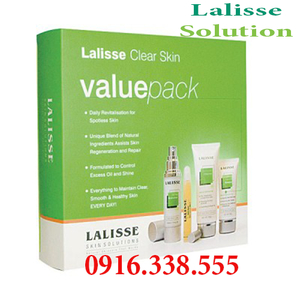 bộ sản phẩm Lalisse Clear Skin Value Pack (bộ lớn)Giải pháp điều trị thích hợp cho các loại da mụn