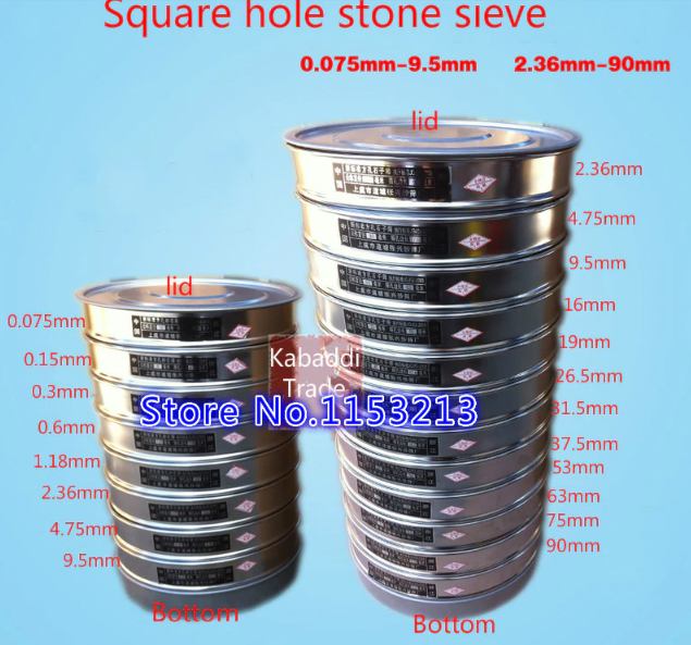 bộ sàng rây bột