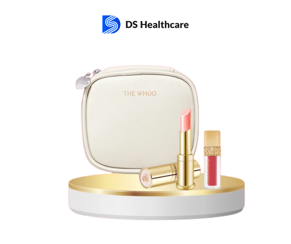 Bộ Son Dưỡng Môi Đông Y Whoo Glow Lip Balm Special Set Pink