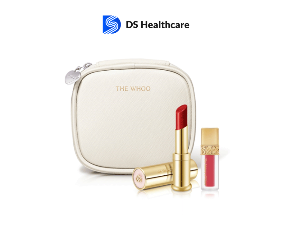 Bộ Son Dưỡng Môi Đông Y Whoo Glow Lip Balm Special Set Winered