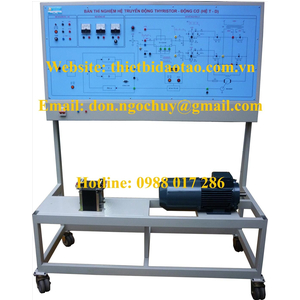 Bộ thí nghiệm hệ truyền động Thyristor - động cơ (hệ T-D).