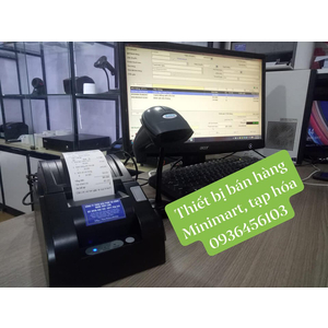 Bộ thiết bị bán hàng cho Minimart, tạp hóa, cửa hàng bán lẻ