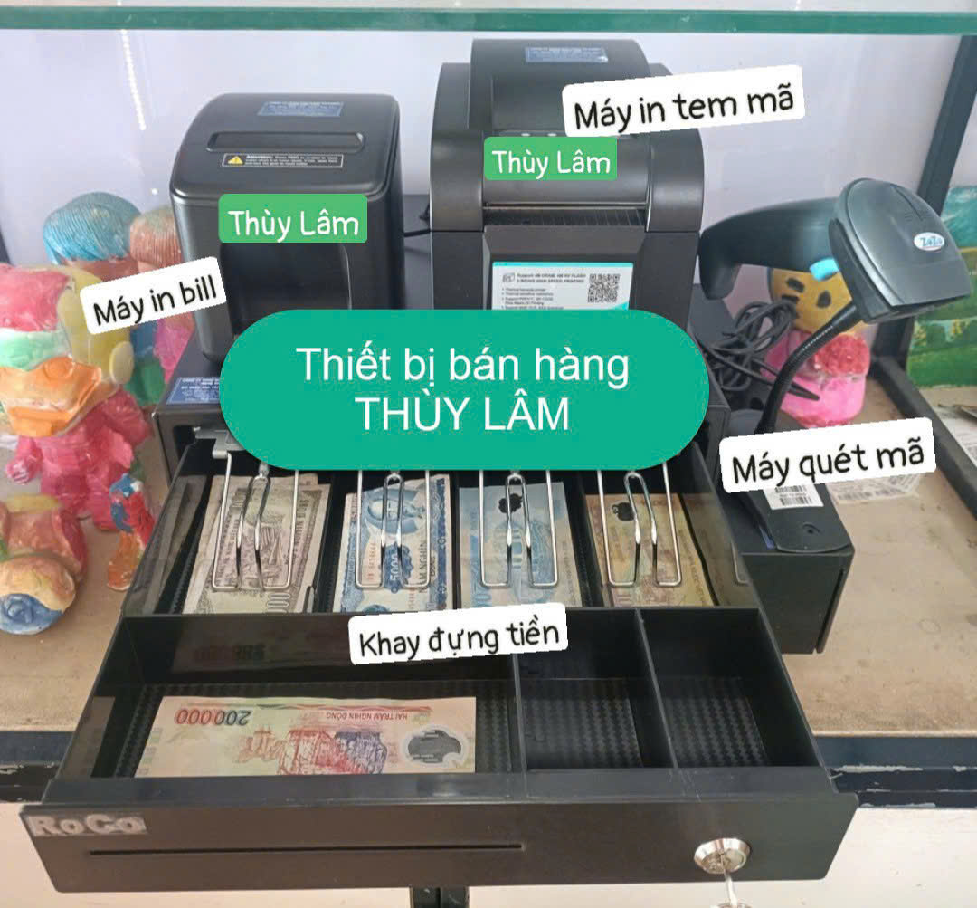 Bộ thiết bị bán hàng cho Minimart, Tạp hóa, Shop thời trang