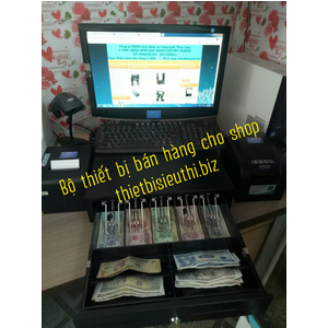 Bộ thiết bị bán hàng cho shop thời trang