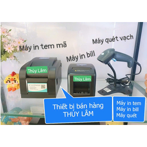 Bộ thiết bị bán hàng: Máy in bill, Máy in tem mã, Máy quét mã