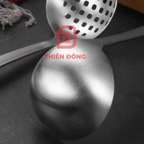 Bộ Vá Múc Canh & Vớt Lẩu Inox 304 Chuẩn Nhà Hàng 5 Sao