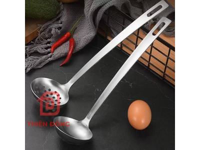 Bộ Vá Múc Canh & Vớt Lẩu Inox 304 Chuẩn Nhà Hàng 5 Sao