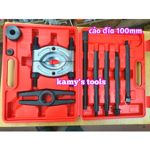 Bộ vam cảo đĩa chặn tháo vòng bi bạc đạn 100mm, bộ cảo đĩa mặt trăng 9 chi tiết Trigoldte 200109