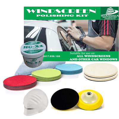 BỘ vật tư mài bóng vết trầy xước trên kính 5INCH M14