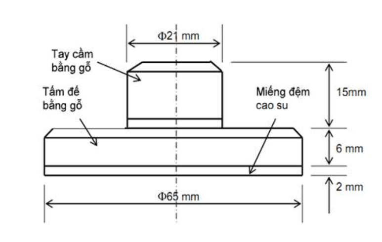 Hình ảnh bàn xoa xác định độ nhám mặt đường