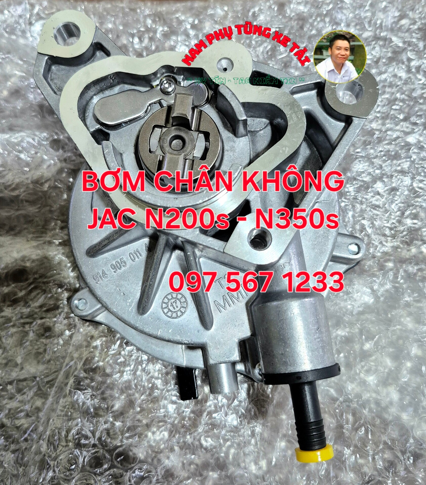 BƠM CHÂN KHÔNG XE TẢI JAC - CHÍNH HÃNG